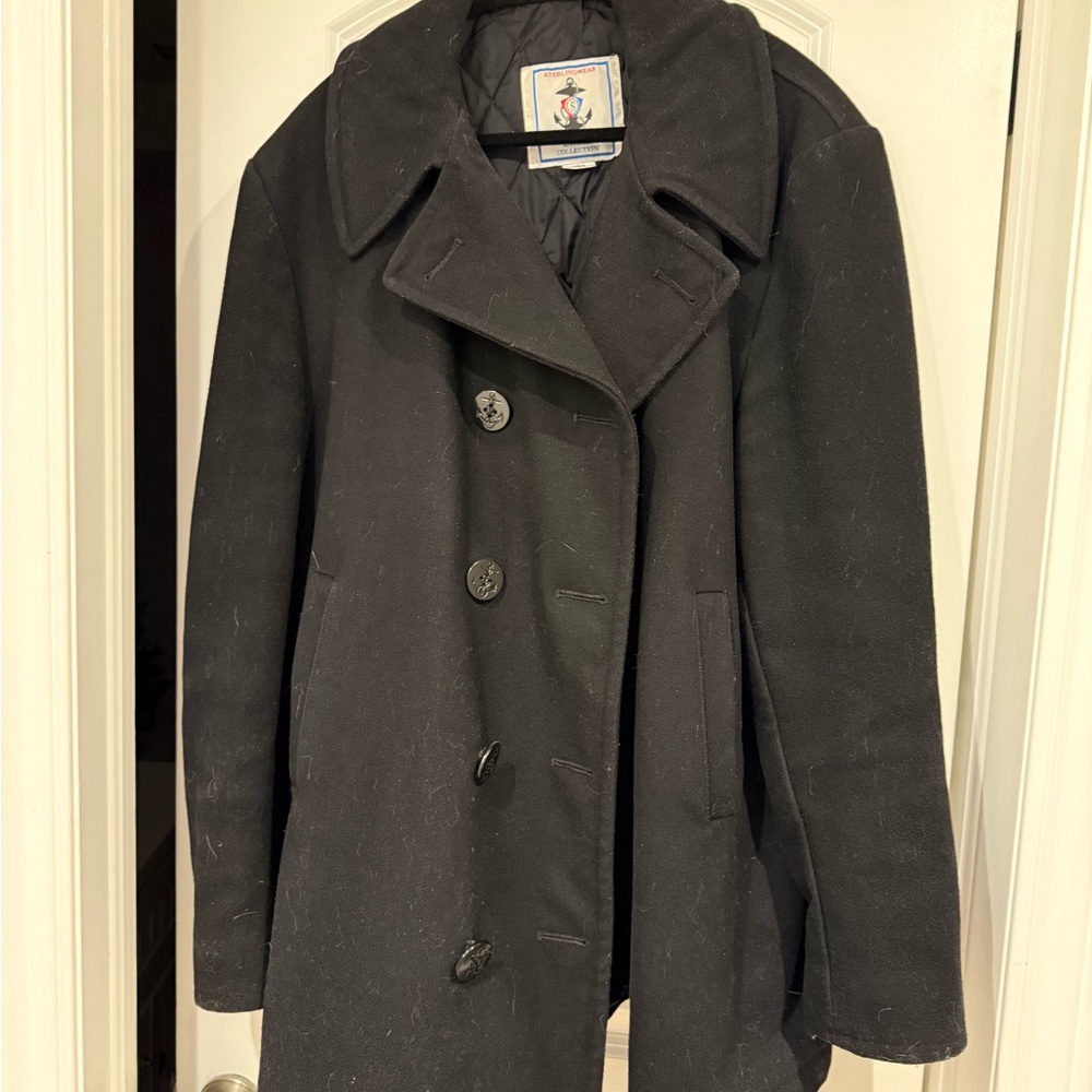 Sterlingwear Black M164 Navy Peacoat